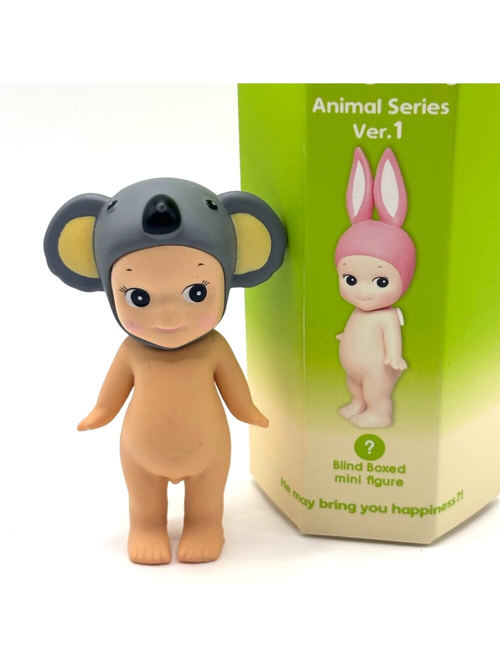New Kawaii Cupid Angel Mini Figure in Koala Bear Costume, Cute Toy, Gift